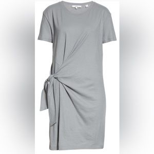 EUC Vince Side Tie Cotton Knit Dress - size L